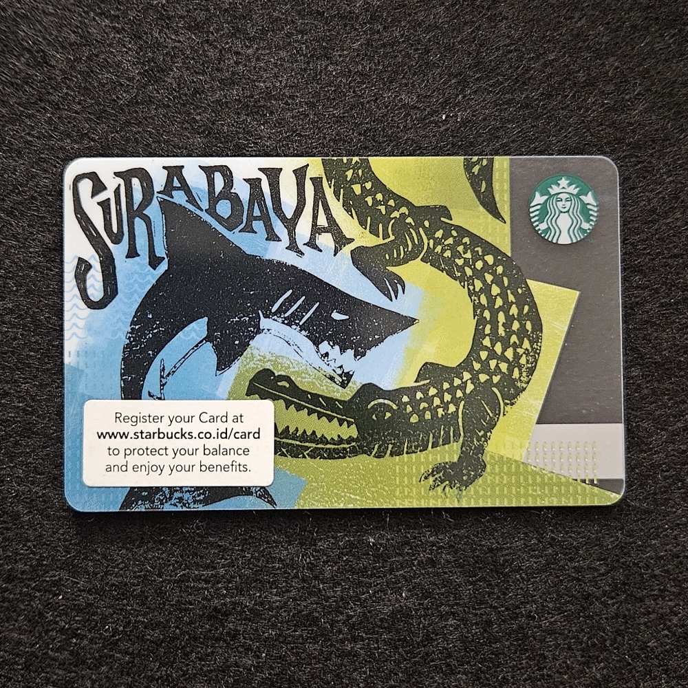 Starbucks Card - Surabaya City 2015 Indonesia - Traditional Plastic